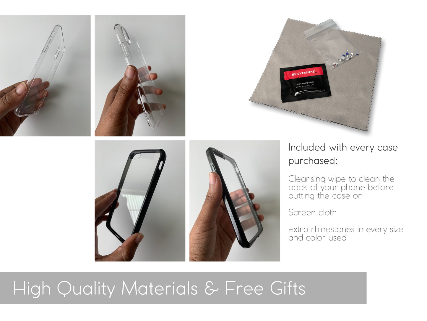 Spiderweb Bling Phone Case