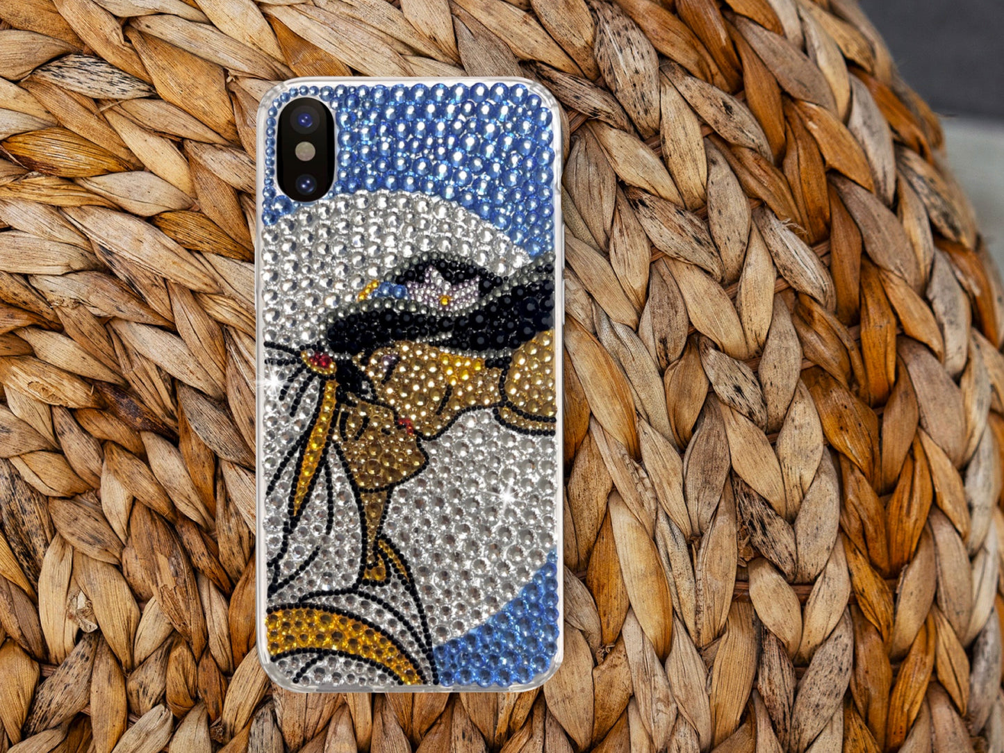Aladdin and Jasmine Bling Phone Case