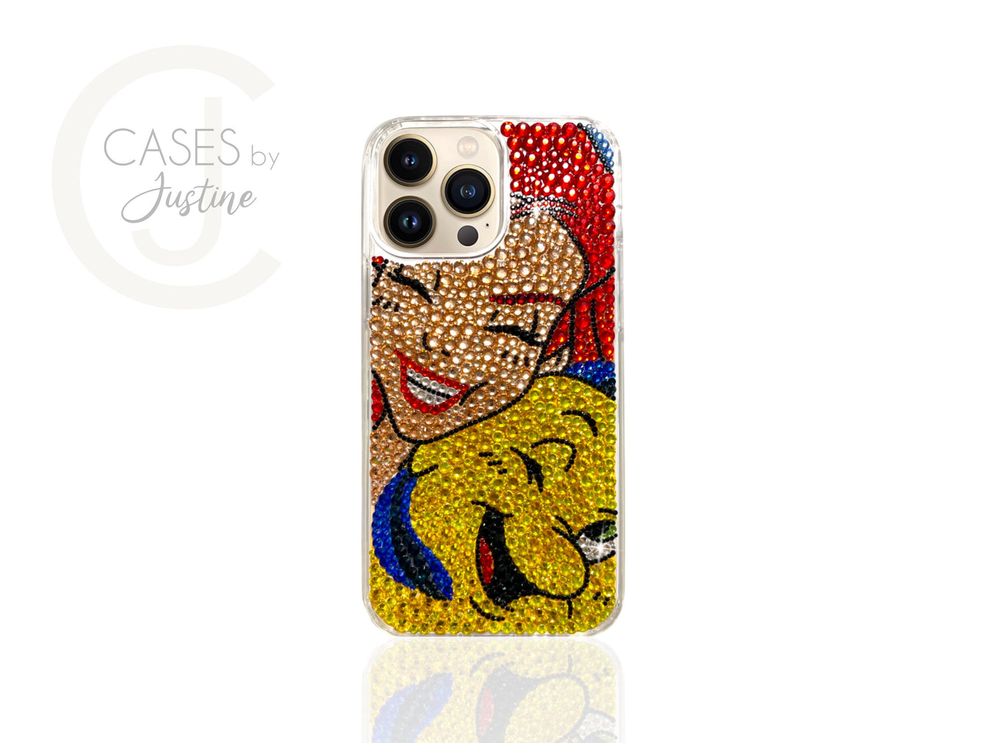 Ariel and Flounder Bling Phone Case
