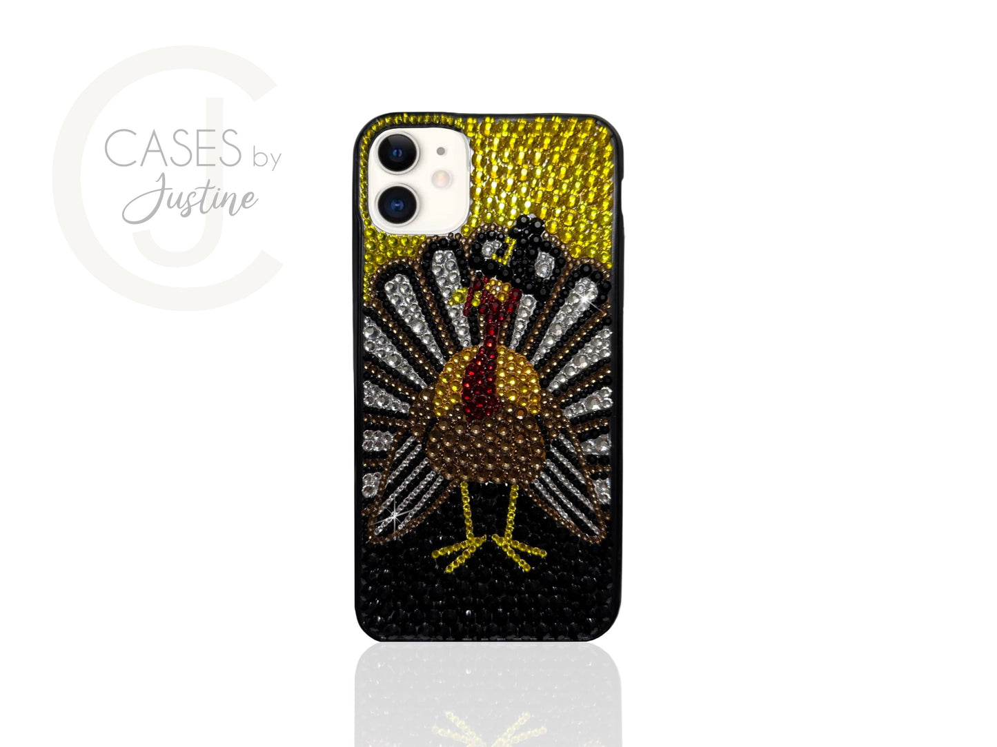 Thanksgiving Turkey Bling Phone Case