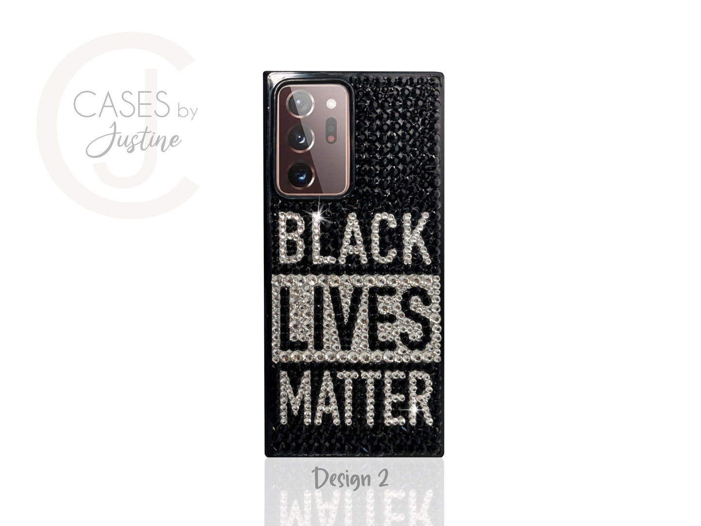 Black Lives Matter Bling Phone Case