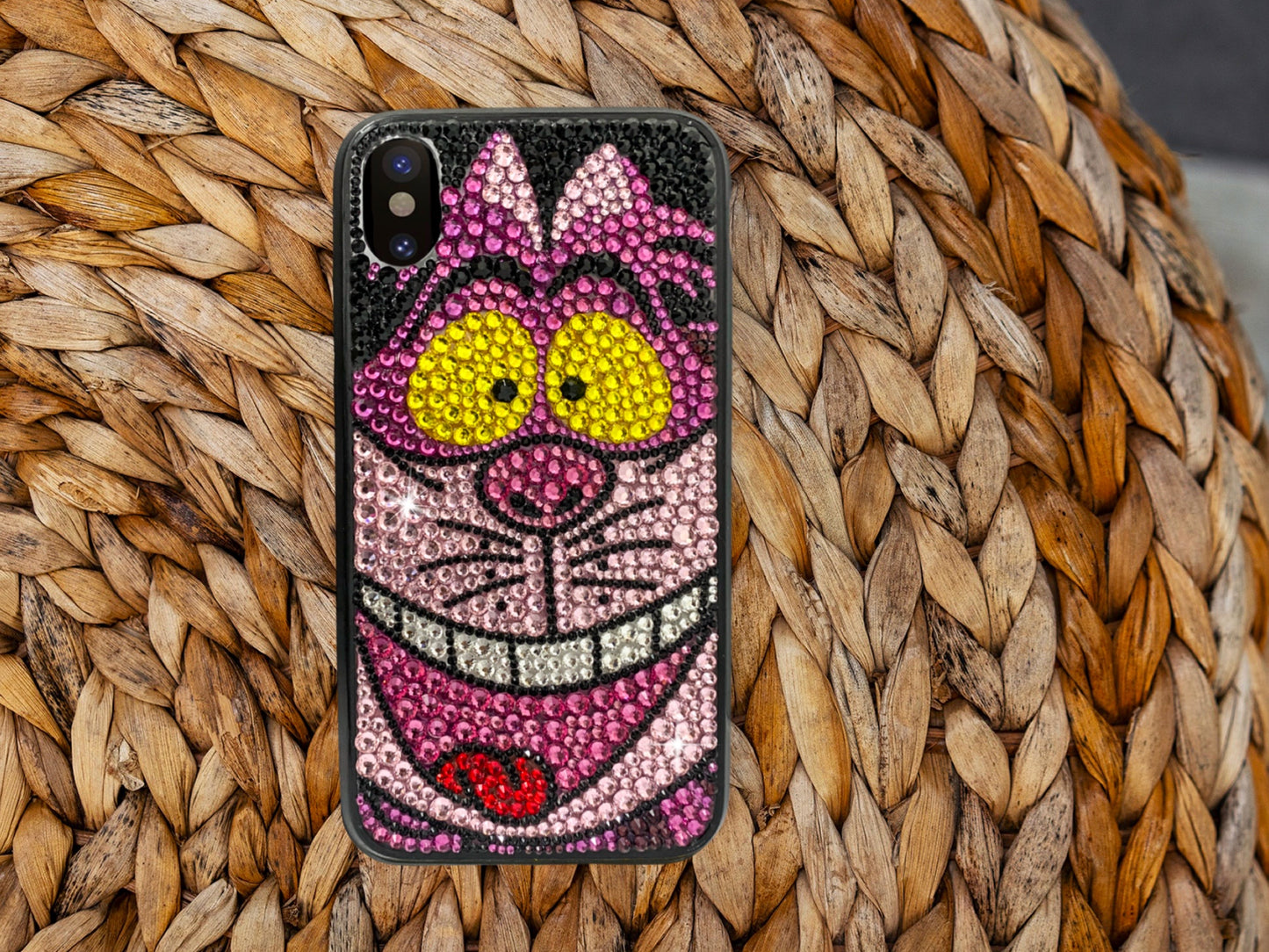 Cheshire the Cat Bling Phone Case