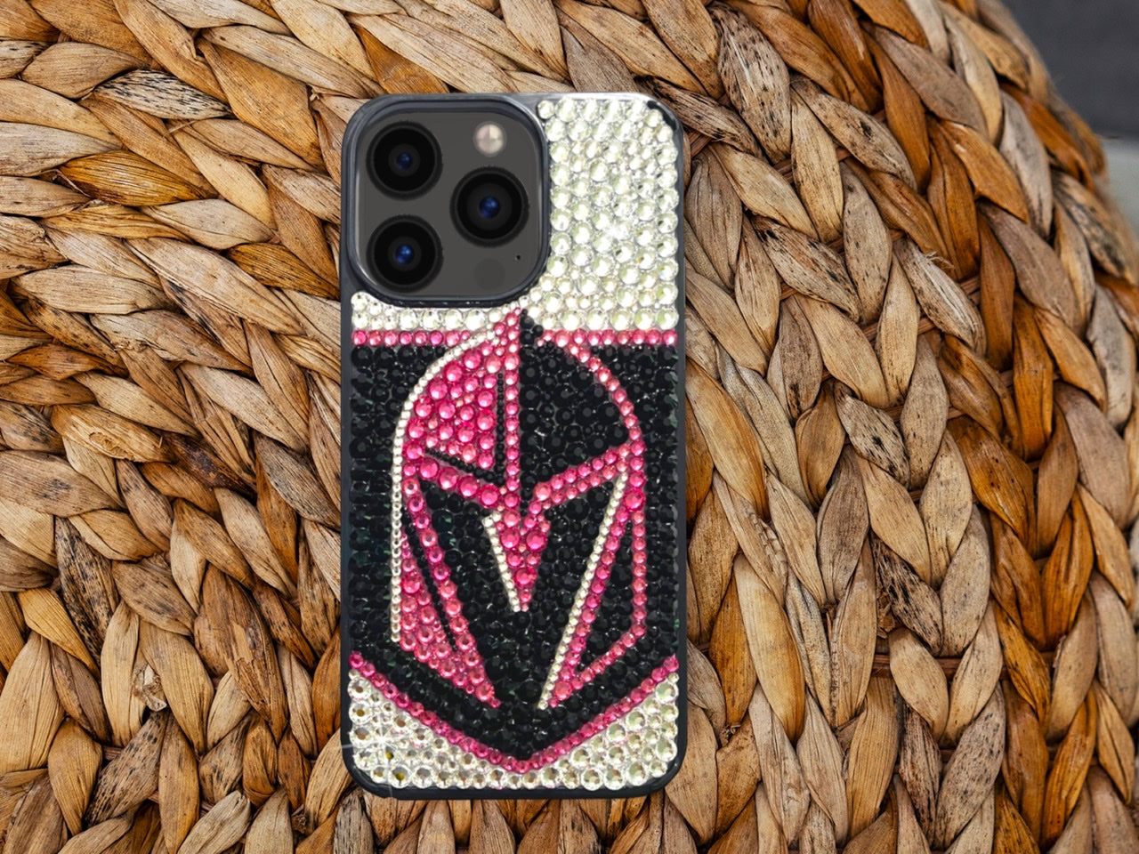 The Las Vegas Golden Knights Bling Phone Case for iPhones