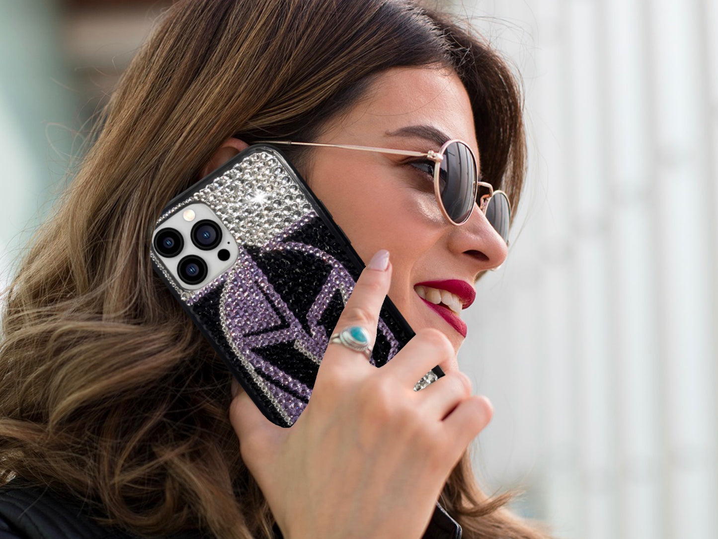 The Las Vegas Golden Knights Bling Phone Case for iPhones
