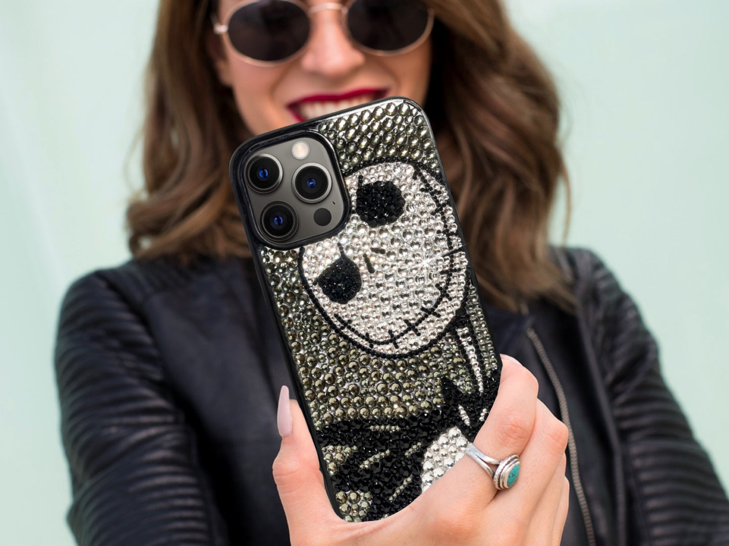 Jack Skellington Bling Phone Case