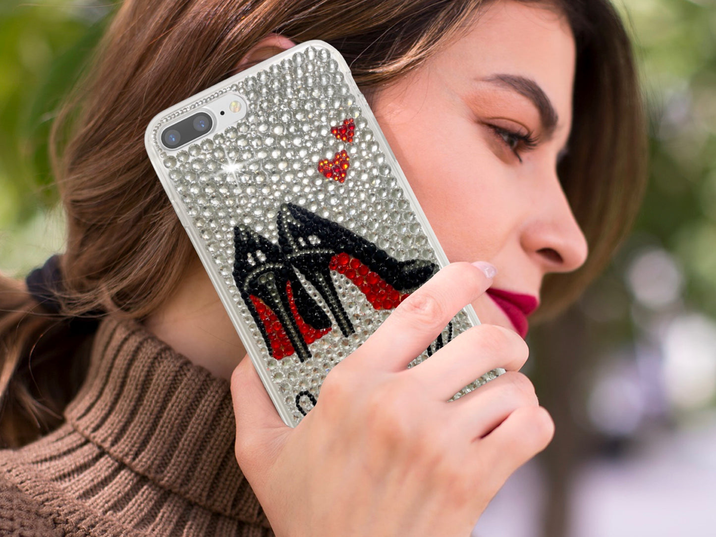 Red Bottom Heels Bling Phone Case