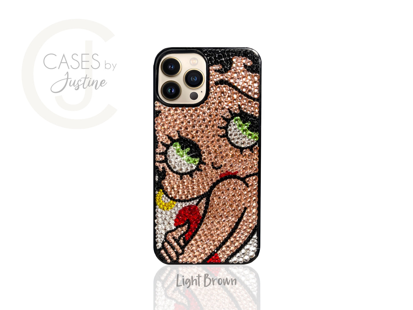 Shy Betty Boop Bling Phone Case