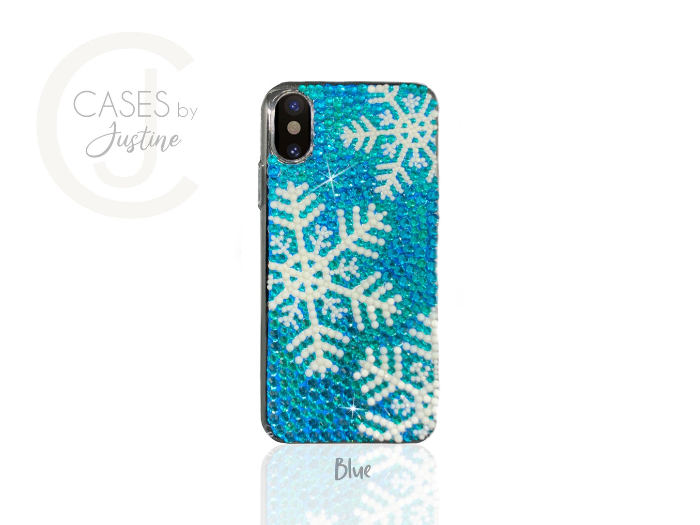 Snowflakes Bling Phone Case for iPhones