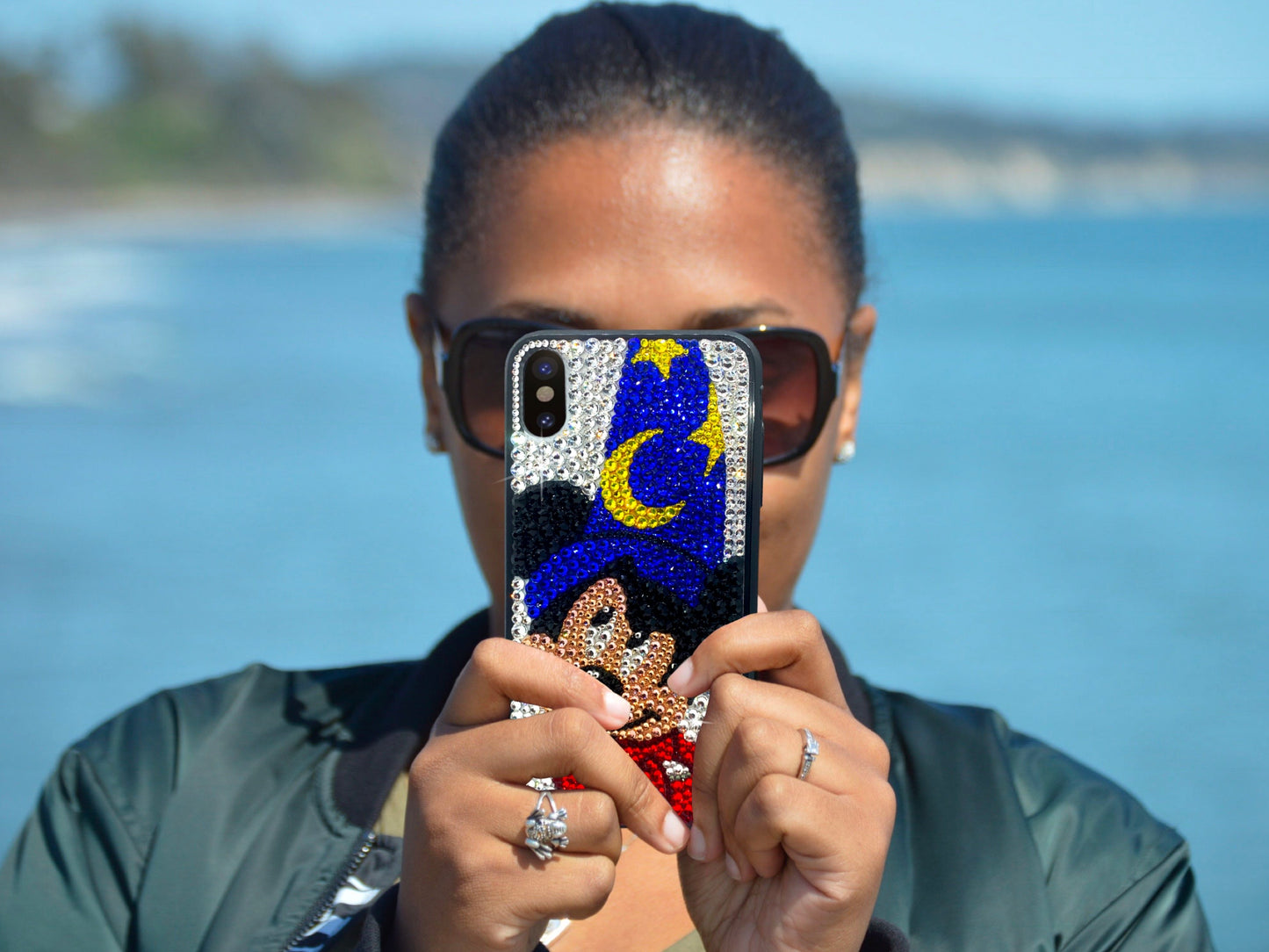 Sorcerer Mickey Bling Phone Case
