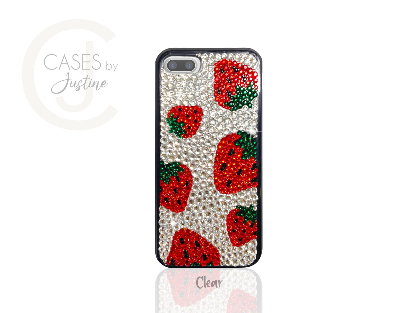 Strawberries Bling Phone Case