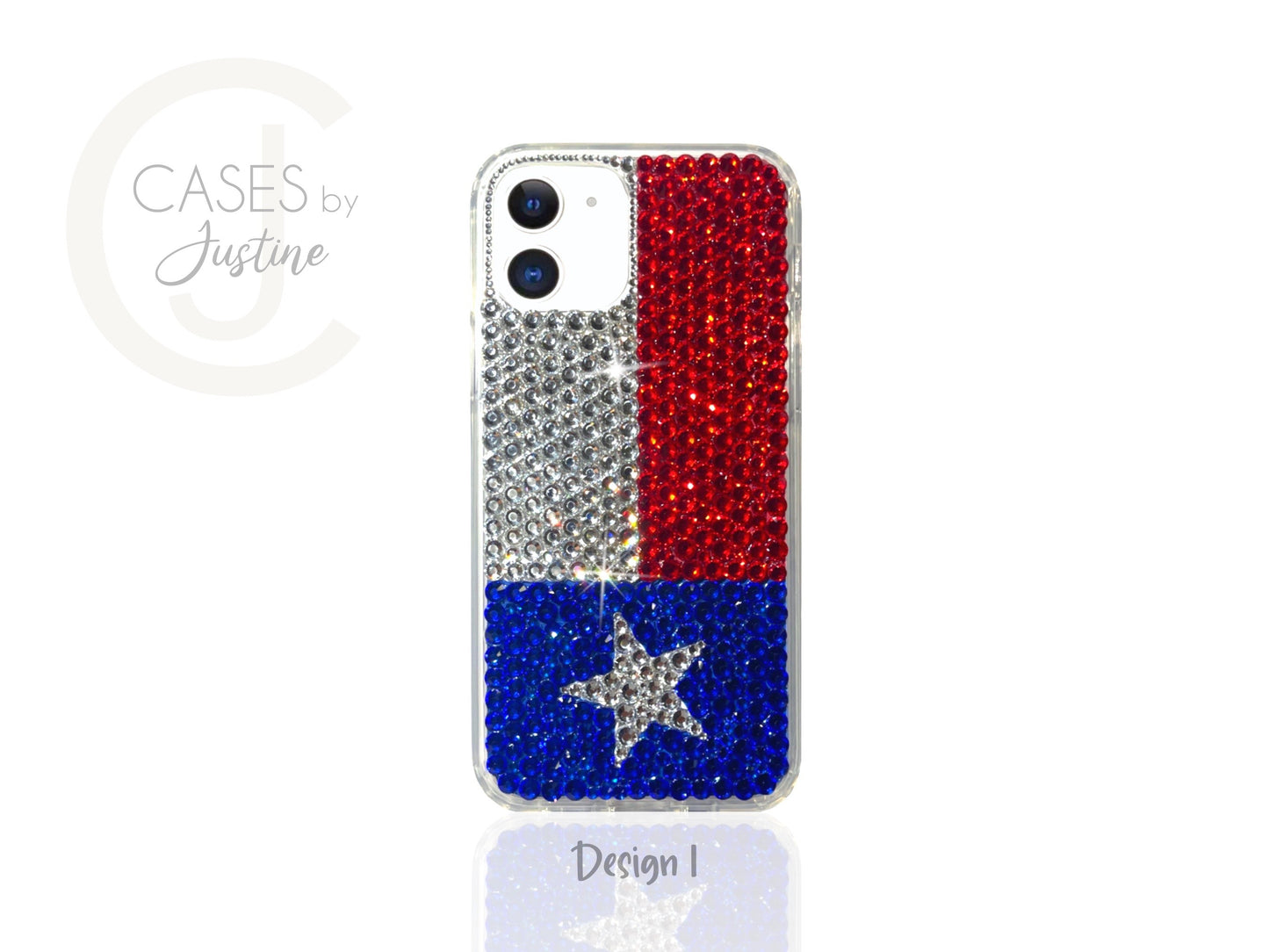 Texas Flag Bling Phone Case