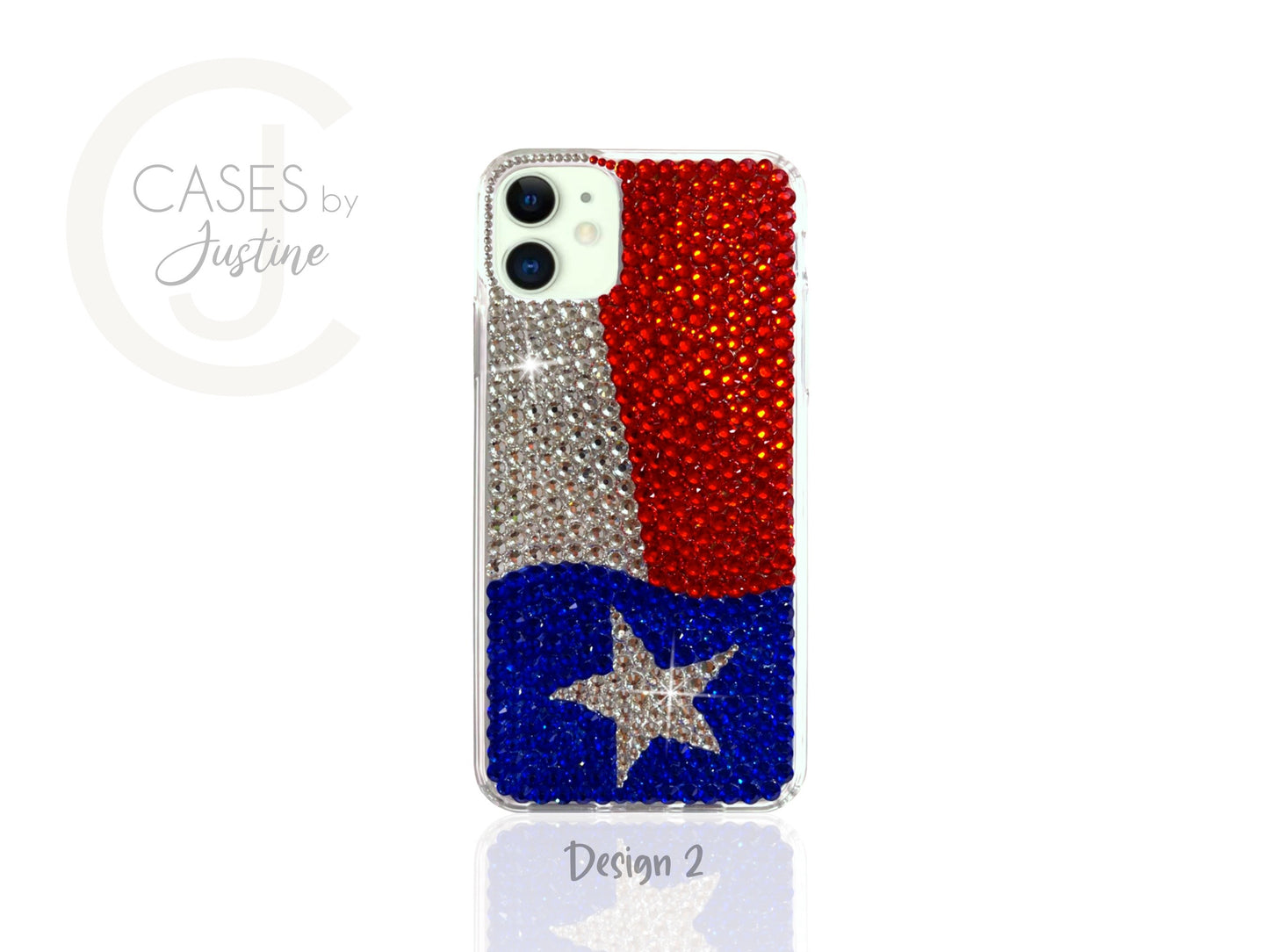 Texas Flag Bling Phone Case