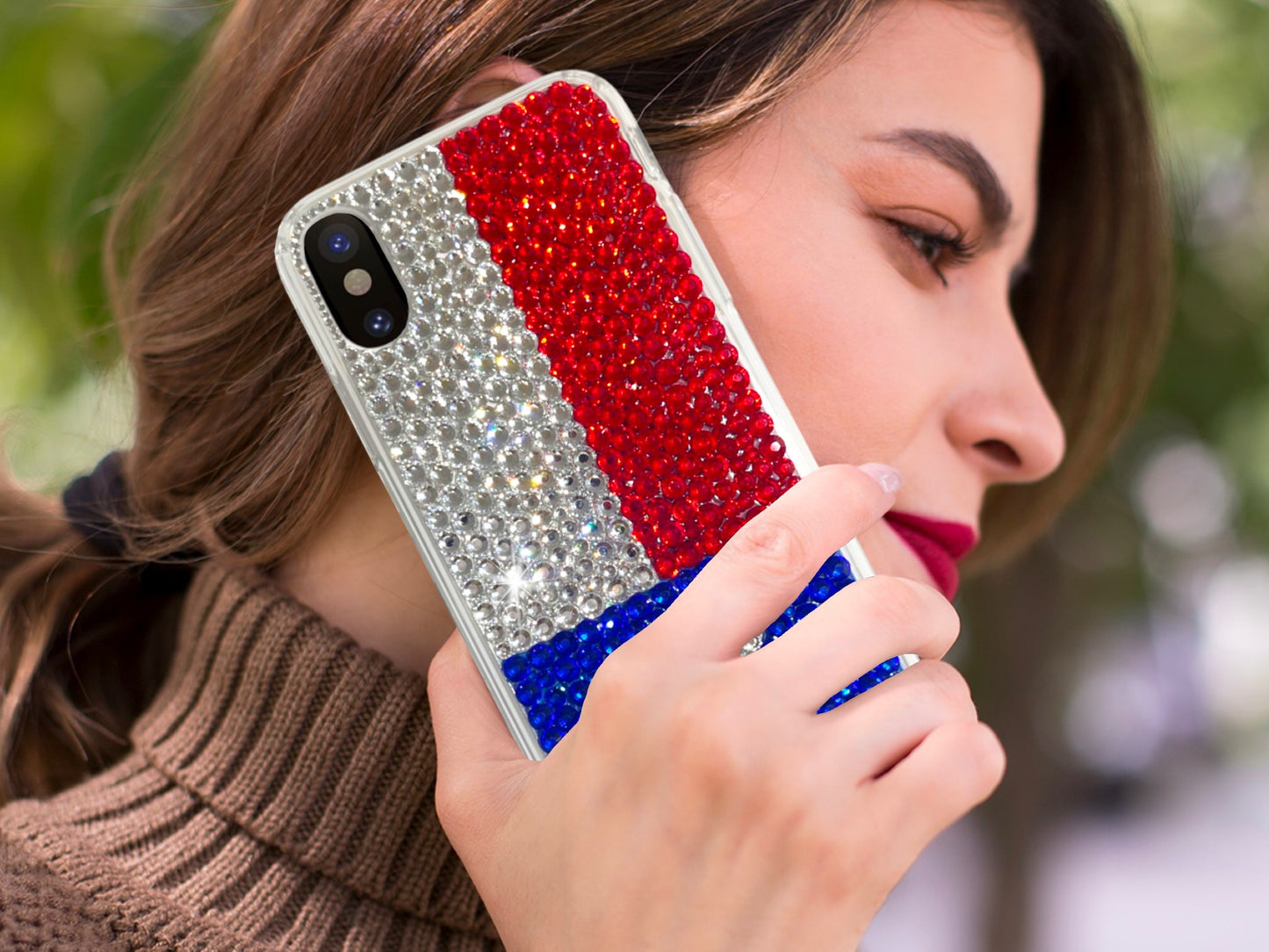 Texas Flag Bling Phone Case