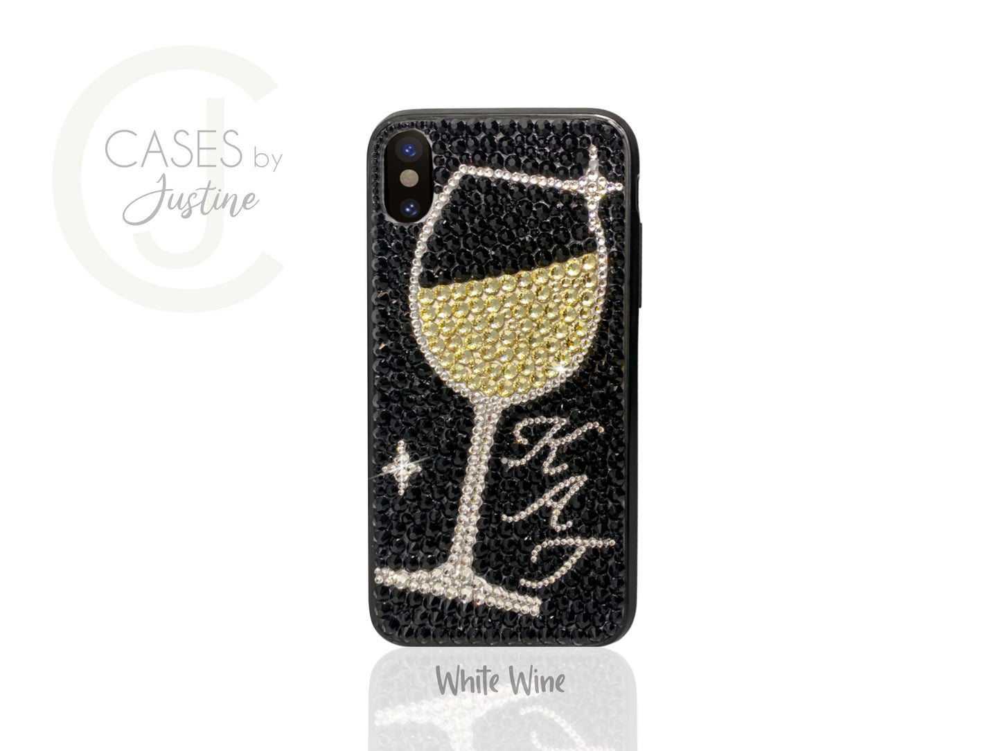 Wine Glass Bling Phone Case