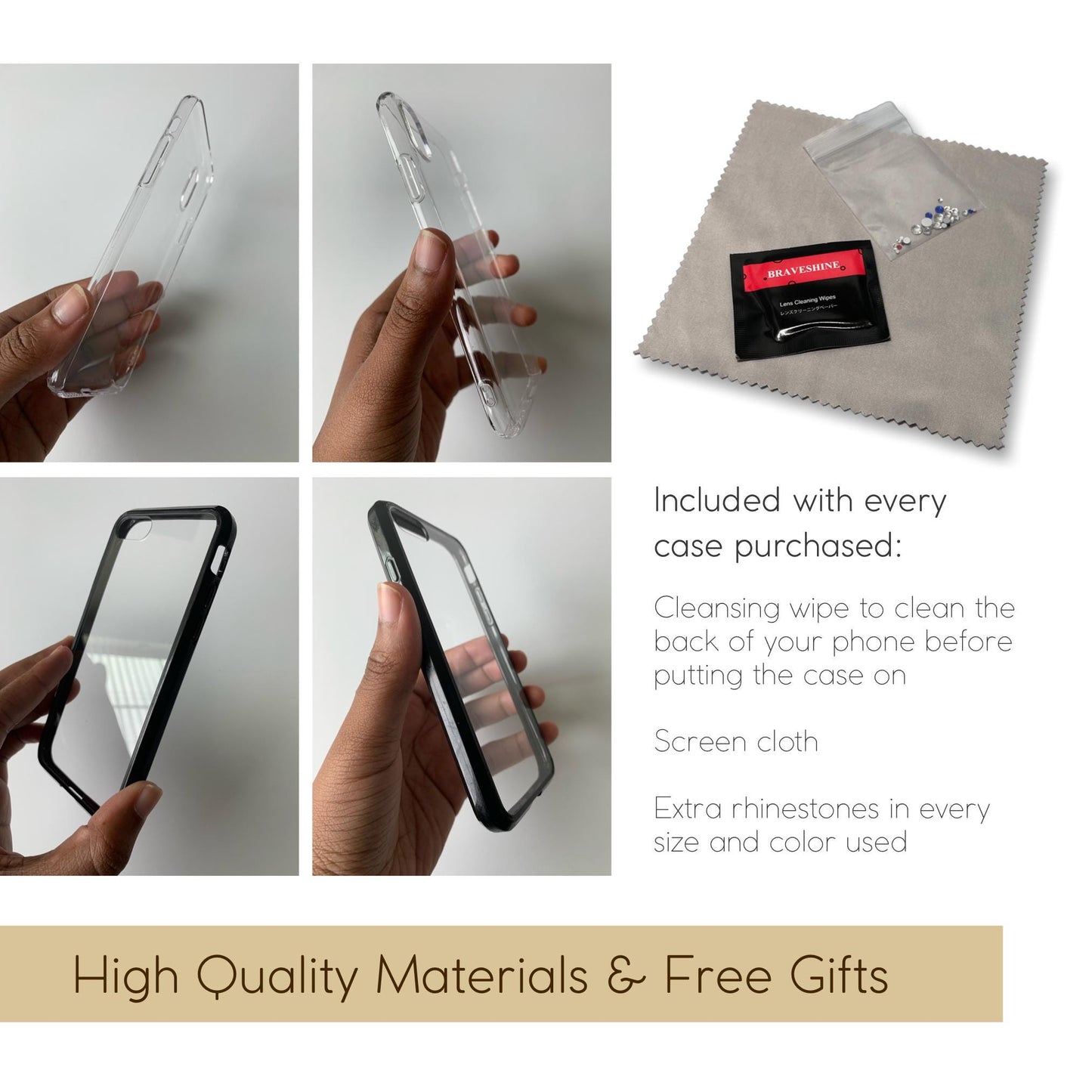 Aladdin and Jasmine Rhinestone Phone Case — Custom Aladdin Design for iPhone & Samsung