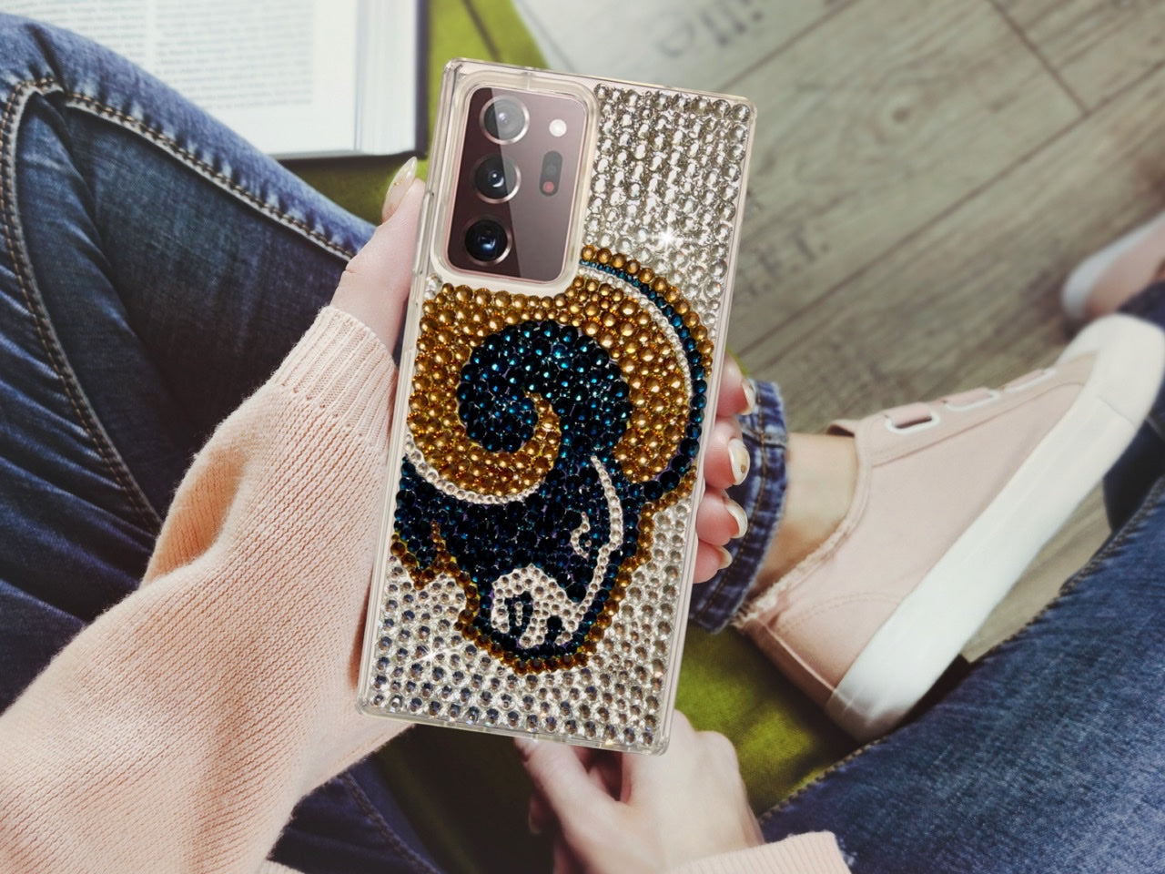 The LA Rams Bling Phone Case