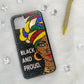 Black and Proud Bling Phone Case