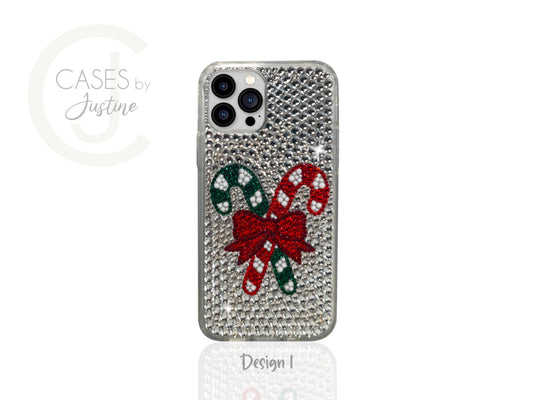 Candy Canes Bling Phone Case