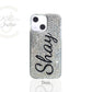 Custom Name (Dancing Script Font) Bling Phone Case for Samsung Devices