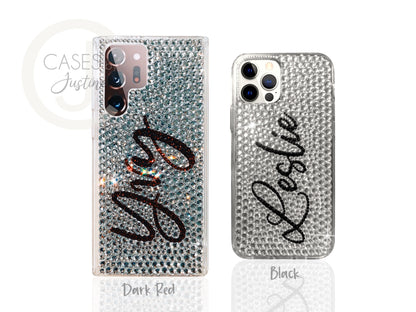 Custom Name (Loving You Font) Bling Phone Case for Samsung Devices