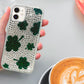 Falling Shamrocks Bling Phone Case