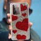 Hearts Bling Phone Case for iPhones
