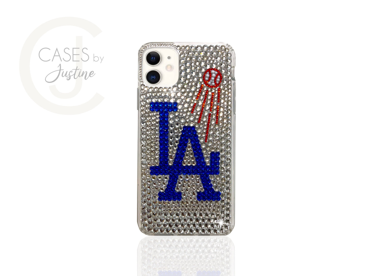 The LA Dodgers Bling Phone Case