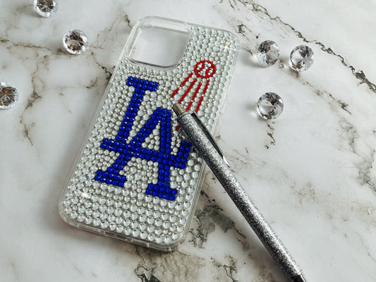 The LA Dodgers Bling Phone Case