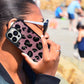 Leopard Print Bling Phone Case for Samsung Devices