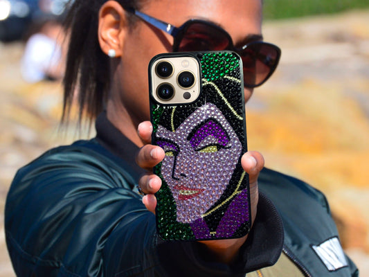 Maleficent Bling Phone Case