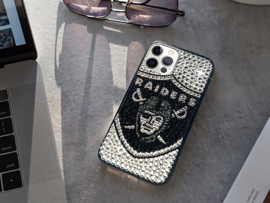 Raiders Logo Bling Phone Case