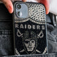 Raiders Logo Bling Phone Case