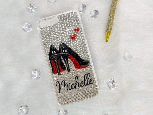 Red Bottom Heels Bling Phone Case
