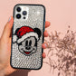 Santa Hat Mickey Bling Phone Case