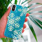 Snowflakes Bling Phone Case for iPhones