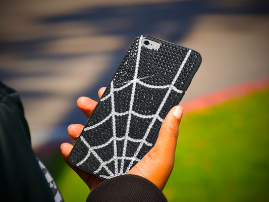 Spiderweb Bling Phone Case