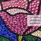 Stained Glass Rose Bling Phone Case