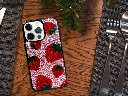 Strawberries Bling Phone Case