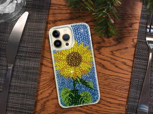 Sunflower Bling Phone Case