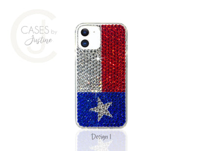Texas Flag Bling Phone Case