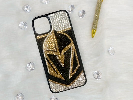 The Las Vegas Golden Knights Bling Phone Case for Samsung Devices