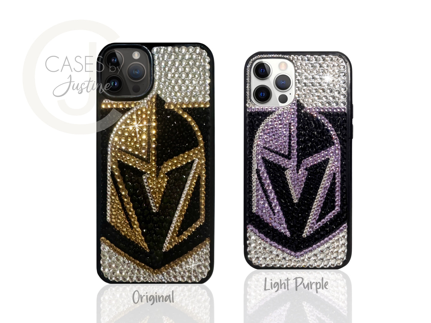 The Las Vegas Golden Knights Bling Phone Case for Samsung Devices