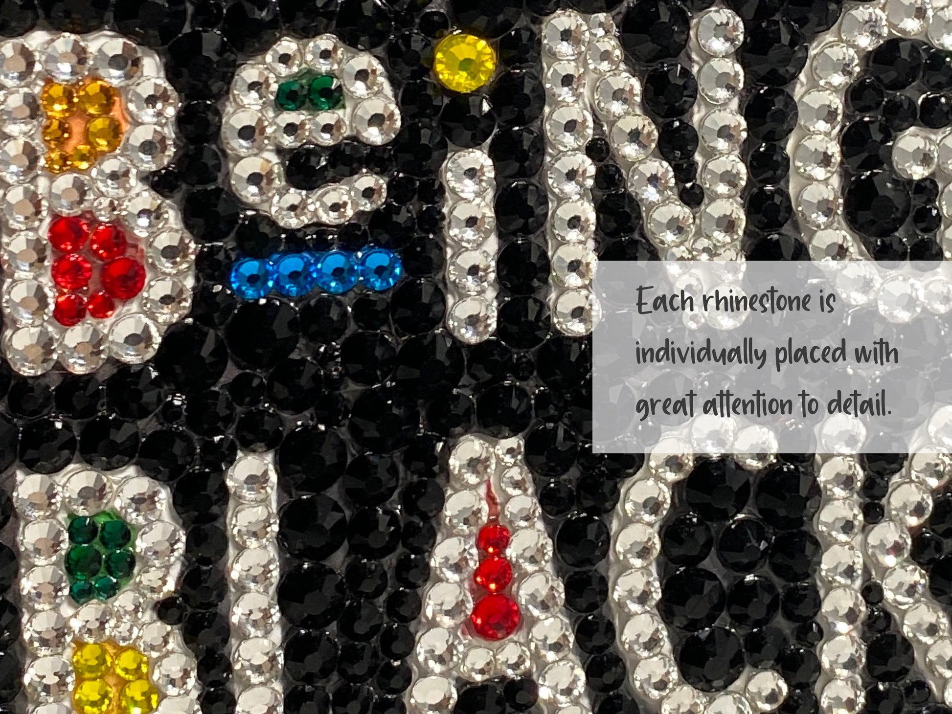 Martin Themed I Love Being Black Bling Phone Case