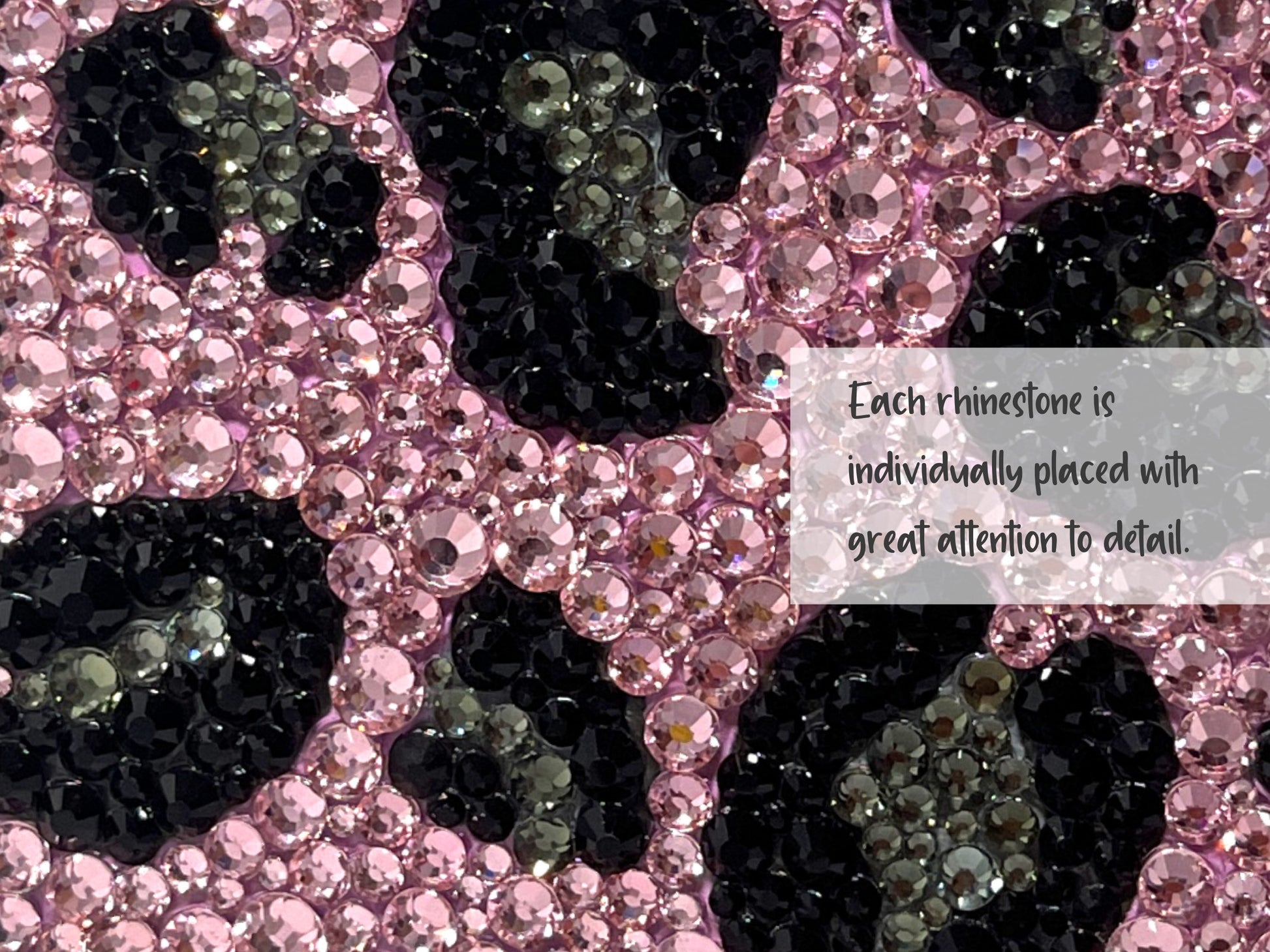 Multicolored Leopard Print Bling Phone Case
