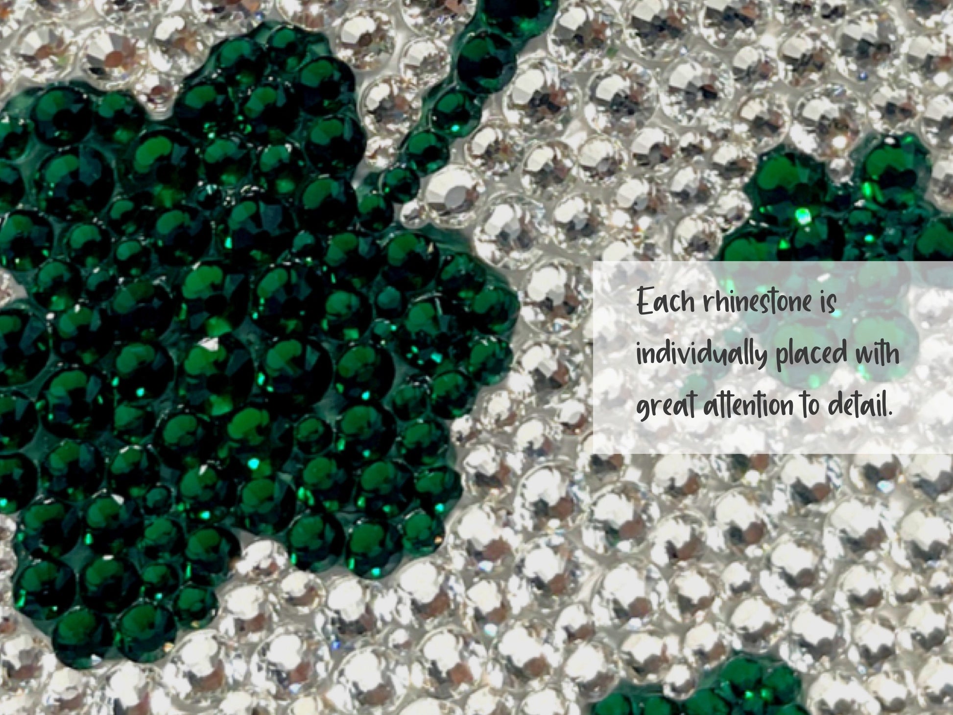 Falling Shamrocks Bling Phone Case